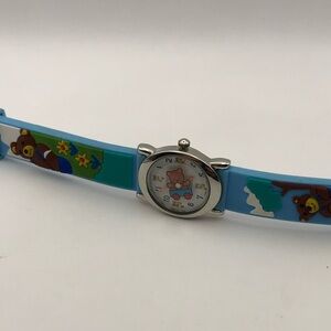 Blue Geneva Teddy Bear Women’s or Kids Watch (New Battery) Bear Spins @ Seconds